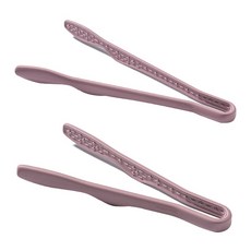 파스텔 실리콘 프리미엄 미니집게 + 집게 대, 다크핑크, 1세트