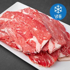 사조프레시미트 호주산 수입우목심 샤브샤브용 2mm (냉동), 1kg, 3개