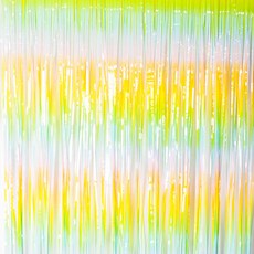 派對裝飾銀箔流蘇窗簾, 馬卡龍, 4個