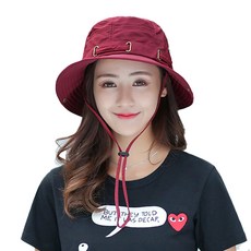 女款登山帽, 紅色