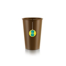 크리에이트 바이 카림 플루이드 티컵 300ml, 브라운, 1개