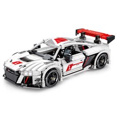 SEMBO BLOCK 8301奧迪A8跑車積木, 混色