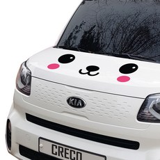 Kreco 車用角色貼紙系列 02, 黑色, 1個