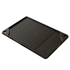 롯지 캐스트 아이언 삼겹살 그릴팬 LSAM3, 1개, 35.7 x 23.7 x 1.7 cm