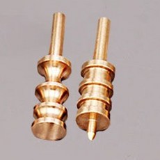 더자카 皮革工藝烙鐵 壓線器燙頭 平面燙頭, Gold, 1個