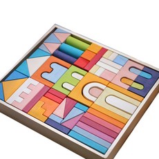 Scandico Waldorf One 木製教區城堡街區套組, 顏色