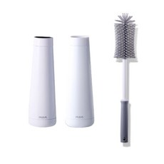 필레우스 텀블러 인솔로 A + 써모 A + 세척솔 세트, GLACIER WHITE(인솔로), GLACIER WHITE(써모), 480ml, 1개