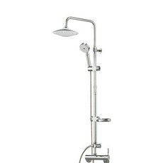 OLIVIA 3段式可調淋浴蓮蓬頭 白色, 1組