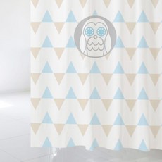 浴簾 sc100 1800*1880mm+塑膠掛鉤 12入+白色掛桿組合, 1套