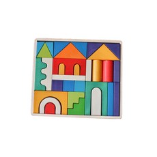 Scandico華德福房子原木塊 31入, 顏色