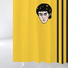 浴簾 sc87 1800*1880mm+塑膠掛鉤 12入+掛桿 白色組合, 1套