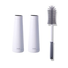 필레우스 살균 텀블러 인솔로 A 2p + 세척솔 세트, GLACIER WHITE, 480ml, 1개
