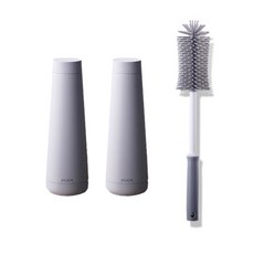 필레우스 텀블러 써모 A 2p + 세척솔 세트, COTTON GREY, 480ml, 1개