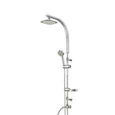 OLIVIA 3段式可調淋浴蓮蓬頭 銀色, 1組