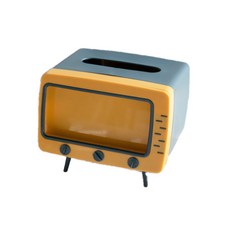 時下流行智慧型手機支架面紙盒, 黃色, 1個