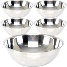 Yuna 不鏽鋼攪拌碗 5入, 單一顏色