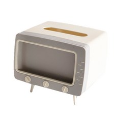 時下流行 智慧型手機支架面紙盒, 灰色, 1個