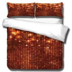 이불 커버 + 베개커버 2p 세트, 블링블링 일러스트 (A_RD_514)