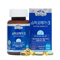 Blue Gem超級Omega-3 60.12g, 60顆, 1罐