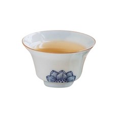 BABOSARANG 青花陶瓷茶杯, 1入, 白色
