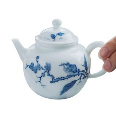 1300K Kochidang 景德鎮青華山寺察合, 白+藍, 210毫升