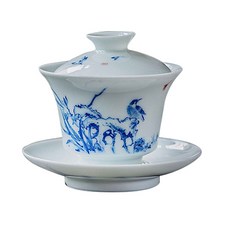 BABOSARANG 慶德津青花洲島開業, 白+藍, 1個