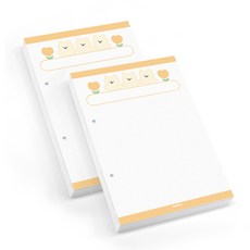 CHEEEZE Cheese Shop Premium 2 孔穿孔雙面網格注 A5, 花, 2個