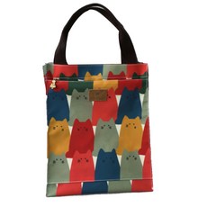 小貓印花便當袋, 1個