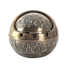 All Nine復古金屬菸灰缸 L, B-金色, 1個