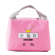 牛津布材質卡通圖案野餐便當袋 08, 1個