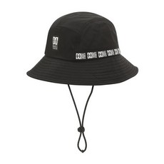 DAKS 高爾夫Logo印花漁夫帽 XXX DNHE1E370BK, 黑色的