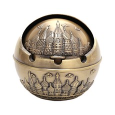 All Nine復古金屬菸灰缸 L, A-金色, 1個