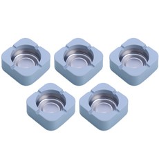 All Nine柔軟色調方形菸灰缸, 藍色, 5個