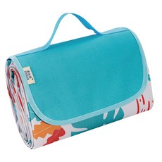 야외 피크닉 갖고다니기 편한 방수 매트, 바나나잎