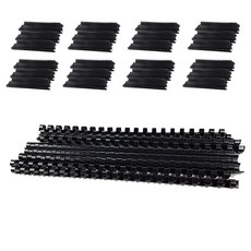 塑膠圈裝訂環 黑色 100入, 黑色的, 12mm