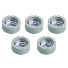 All Nine 柔和彩色圓形菸灰缸, 綠色, 5個