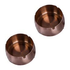 All Nine 簡易不鏽鋼菸灰缸 S, 古銅色, 2個