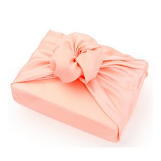 緞面包袱巾 73 x 73cm, 粉橘色, 10條