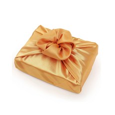 緞面包裹布 65 x 65 cm, 黃金色, 10個