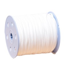 麂皮繩 3mm, 127 白色, 90m