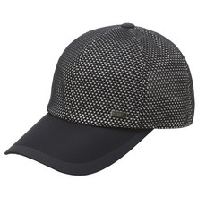 DAKS 高爾夫男款網狀材質混搭優質帽 XXX DGHE1E302N3, 深藍色