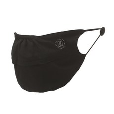 DAKS 高爾夫雙層口罩 DNMU1E212BK, 黑色的