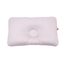 허니파스텔 마이크로 화이버 유아용 짱구베개, 크레이프 핑크, 1개