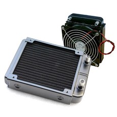 水冷散熱器 90mm+散熱器 M0014, M0014。散熱器組 90mm
