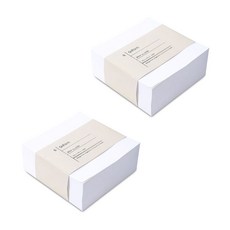 Deli 記事本大容量 21708 400p, 白色, 2個