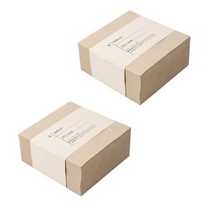 deLi 得力 大容量便條紙 21709, 牛皮色, 2個