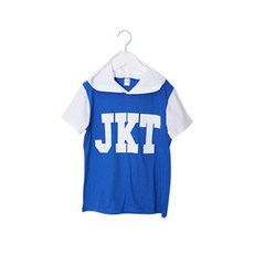 jackid 女童透氣JKT連帽短袖T恤