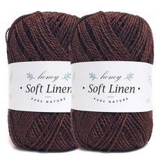 柔軟亞麻編織線 70g, 309號, 2球