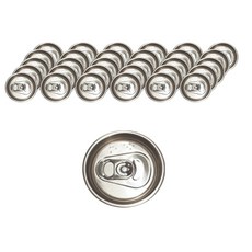 Qcansymer空罐專用300ml/355ml/500ml替換罐蓋, 扁平型, 200件, 1個