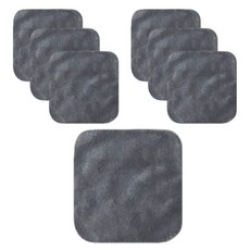 Flying Gomgom 寵物星期超細纖維快乾毛巾, 灰色, 7個